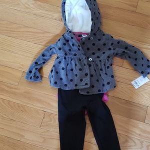 Pink and black Carters matched set